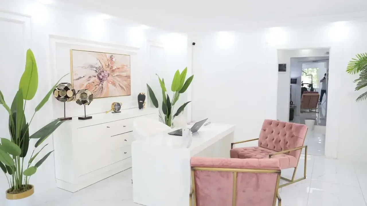 The real reception and treatment spaces